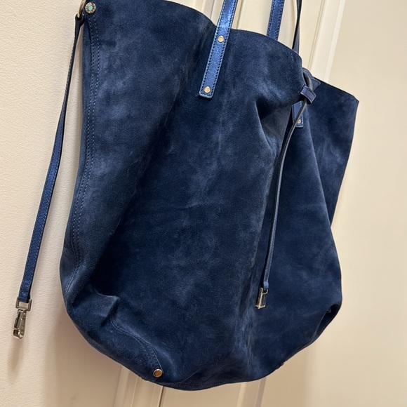 Tiffany & Co Suede Leather Reversible Tote Bag - Picture 2 of 12
